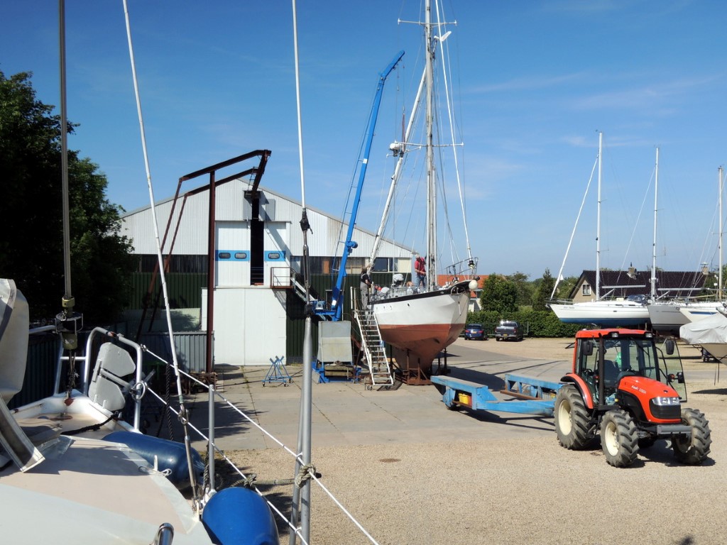 Zomerstalling voor boten